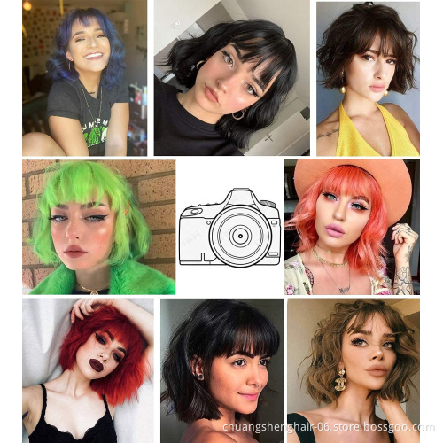 Top Quality Vendor Cheap Wholesale High Temperature Resistance hair Wig Body Wave Water Wave Synthetic Hair wig For Black Women